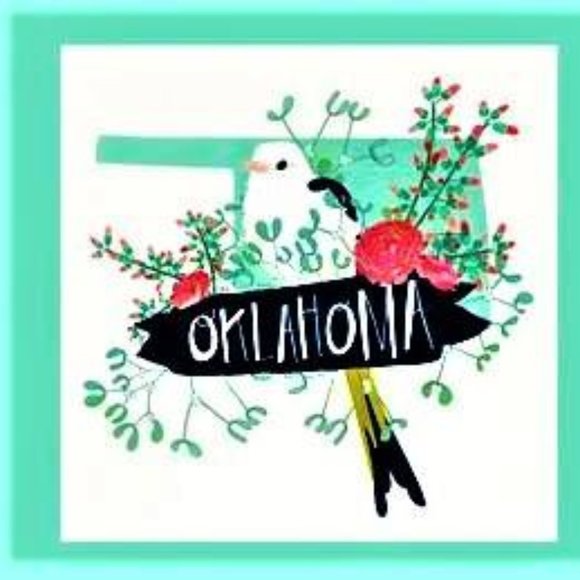 Oklahoma 100% Cotton Fabric Wall or Quilt Panel - Picture 1 of 3